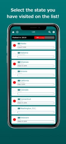 My United States Map для iOS — скриншот 1