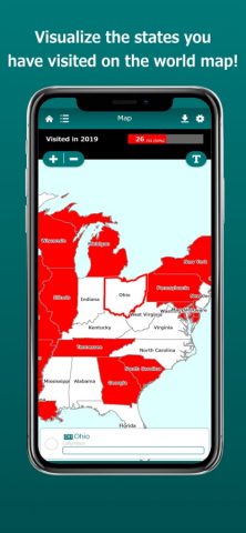 My United States Map для iOS — скриншот 2
