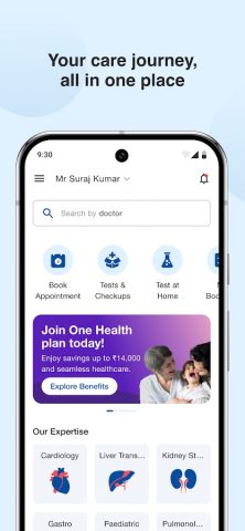 NH Care — Consult a Doctor для Android — скриншот 1