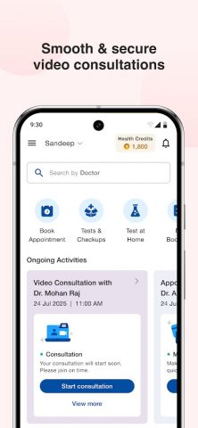 NH Care — Consult a Doctor для Android — скриншот 4