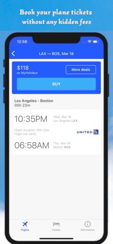 Найти рейс авиакомпании для iOS — скриншот 4