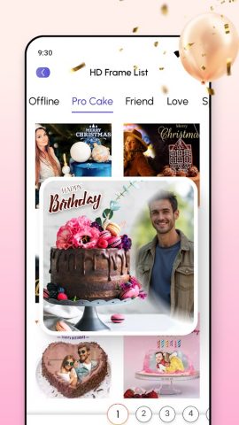 Торт на день рождения картинки для Android — скриншот 2