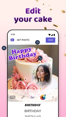 Торт на день рождения картинки для Android — скриншот 3