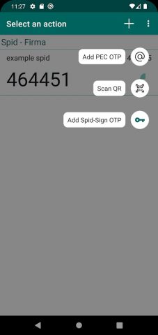 Namirial OTP для Android — скриншот 5