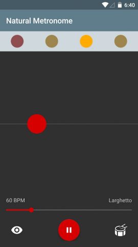Natural Metronome для Android — скриншот 2