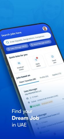 Naukrigulf Job Search App для iOS — скриншот 2
