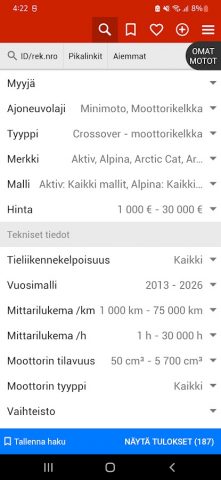 Nettimoto для Android — скриншот 5
