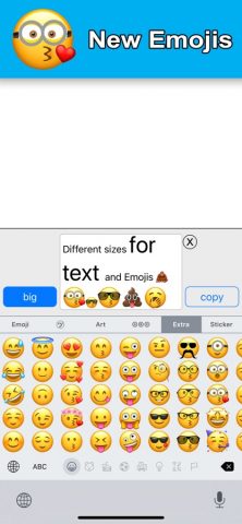 New Emoji — Emoticon Smileys для iOS — скриншот 1