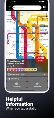 New York Subway MTA Map NYC для iOS — скриншот 5