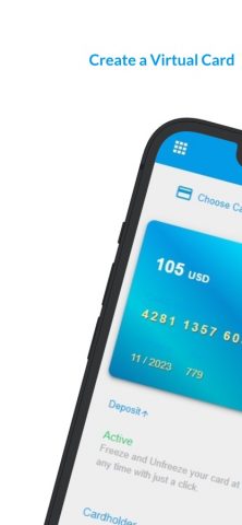 Noupia: Virtual Card для iOS — скриншот 2