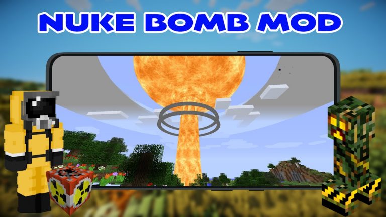 Nuke Bomb Mod For Minecraft PE для Android — скриншот 1
