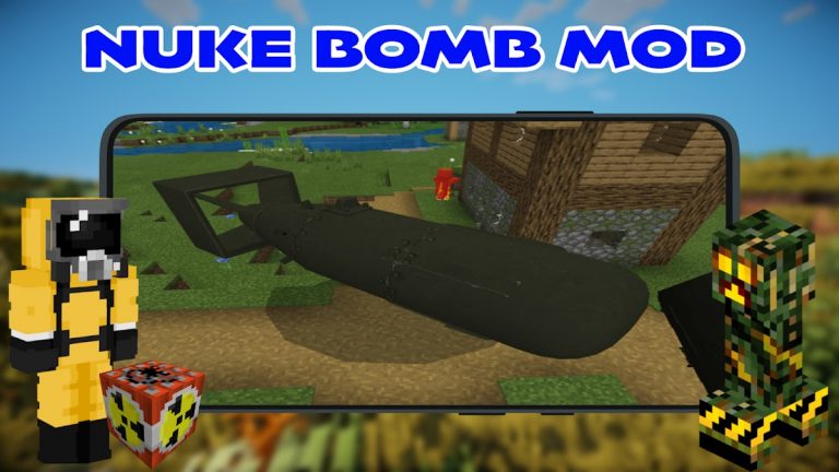 Nuke Bomb Mod For Minecraft PE для Android — скриншот 3