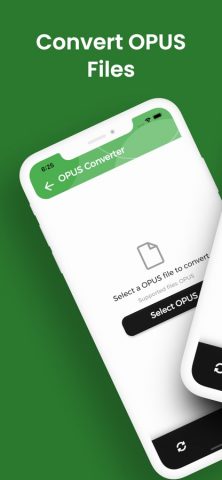 OPUS Конвертер, OPUS в MP3 для iOS — скриншот 1