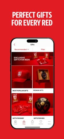 Official Liverpool FC Store для iOS — скриншот 4