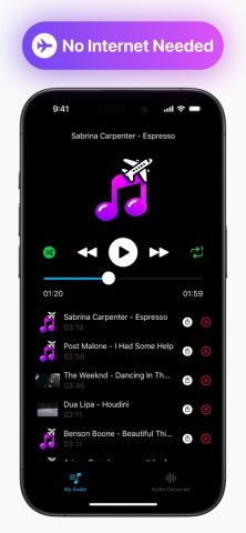 Offline Music Player: SoundPal для iOS — скриншот 2