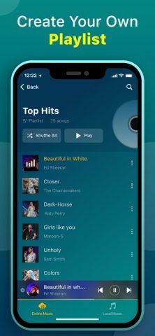 Offline плеер для музыки Песни для iOS — скриншот 2