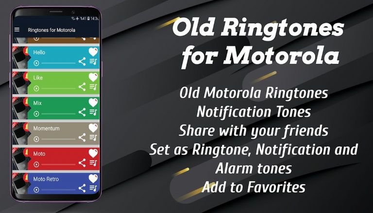 Old Ringtones for Motorola для Android — скриншот 4