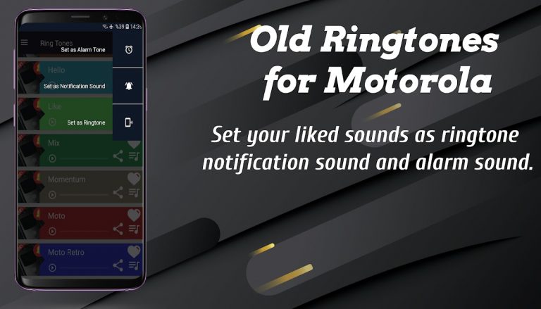 Old Ringtones for Motorola для Android — скриншот 5