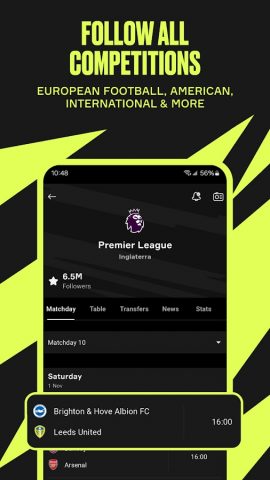 OneFootball: Football Scores для Android — скриншот 2