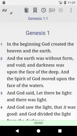 Online Bible для Android — скриншот 1