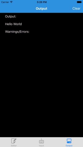Online Console Compiler для iOS — скриншот 4