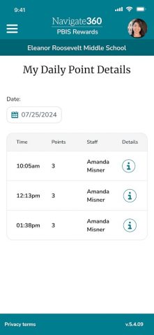 PBIS Rewards Student для Android — скриншот 3