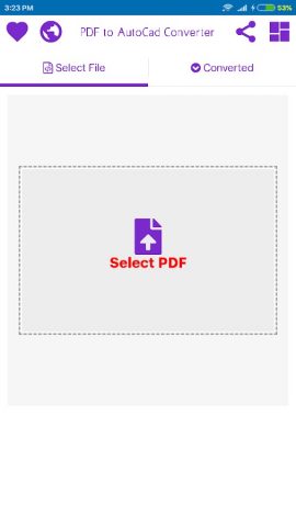 PDF to CAD Converter для Android — скриншот 1