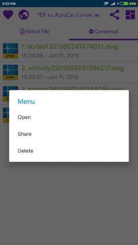 PDF to CAD Converter для Android — скриншот 4