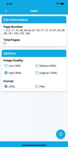 PDFTOJPG: Convert PDF to Image для iOS — скриншот 3