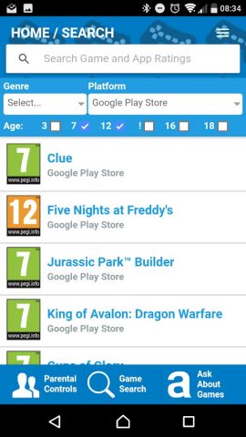 PEGI Ratings для Android — скриншот 3