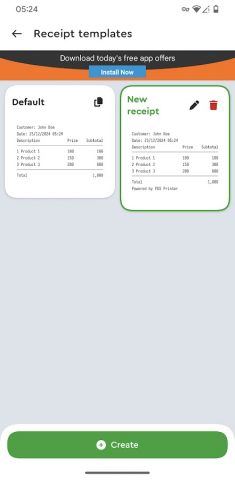 POS-принтер – распечатайте чек для Android — скриншот 4