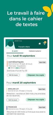 PRONOTE для iOS — скриншот 3