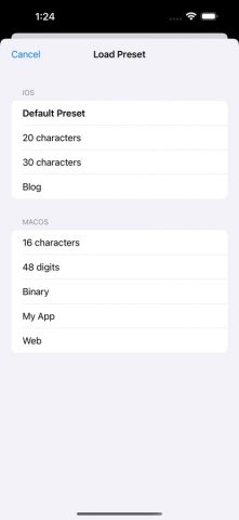 PSWD: Password Generator для iOS — скриншот 4