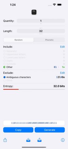 PSWD: Password Generator для iOS — скриншот 5