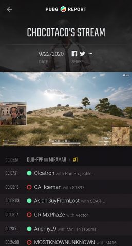 PUBG Report для Android — скриншот 4