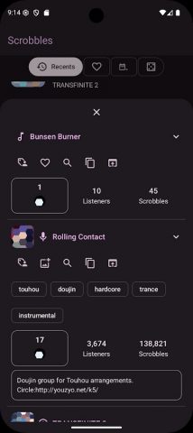 Pano Scrobbler for LastFM для Android — скриншот 3
