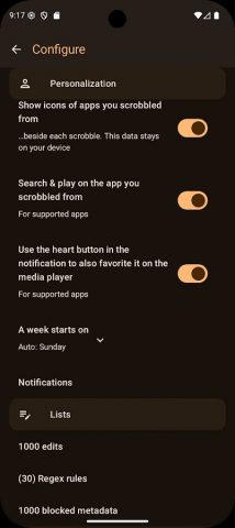 Pano Scrobbler for LastFM для Android — скриншот 4