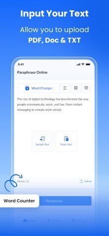 Paraphrase Tool — Ai Writer для Android — скриншот 2