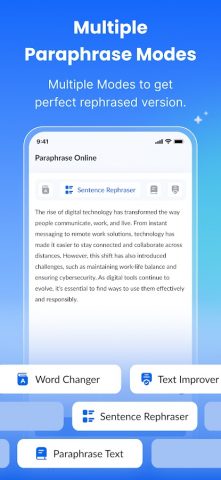 Paraphrase Tool — Ai Writer для Android — скриншот 3