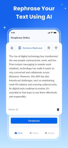 Paraphrase Tool — Ai Writer для Android — скриншот 4