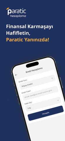 Paratic Hesaplama: Kredi, Faiz для Android — скриншот 1