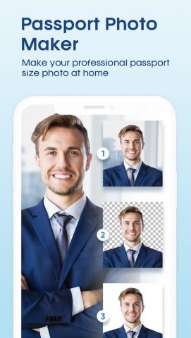 Passport Size Photo Maker для Android — скриншот 1