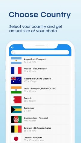 Passport Size Photo Maker для Android — скриншот 3