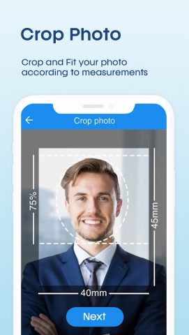 Passport Size Photo Maker для Android — скриншот 4