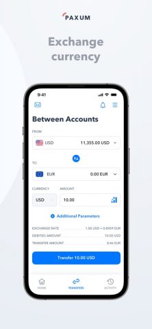 Paxum для iOS — скриншот 4