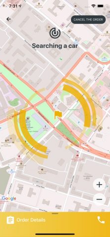 Пчёлка Такси для iOS — скриншот 3