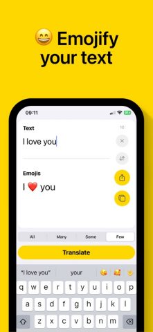 Переводчик Эмодзи для iOS — скриншот 1