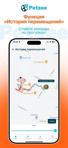 Petsee: GPS для собак и кошек для iOS — скриншот 4