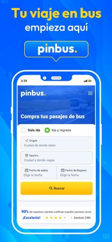 Pinbus: Compra Pasajes de Bus для Android — скриншот 1