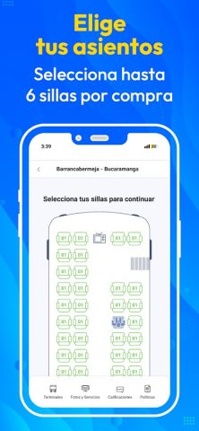 Pinbus: Compra Pasajes de Bus для Android — скриншот 4